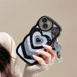 Xpoko Y2k Chain and Heart iPhone Case