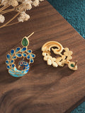 Xpoko Vintage Peacock Shape Earrings Accessories