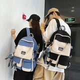 Xpoko back to school 2025 Fashion Schoolbag Female Student Backpack Large Capacity Fashion Boy Backpack Computer Bag Femal School Backpack Travel Bag