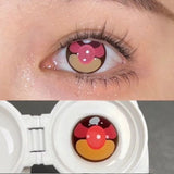 Xpoko 1pair Yashiro Nene Cosplay Colored Contact Lenses 12months