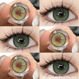 Xpoko YICKYUE -  1Pair New Colored Contact Lenses for Eyes Natural Contact Lenses Blue Eye Lens Green Lenses Yearly Brown Eye Contacts