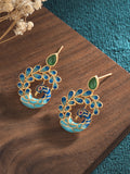 Xpoko Vintage Peacock Shape Earrings Accessories