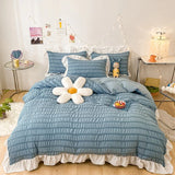 Xpoko Ribbed Softie Bedding Set