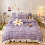 Xpoko Ribbed Softie Bedding Set