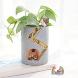 Xpoko Animal Secret Home Cute Plant Pot