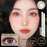 Xpoko 2Pcs/Pair starlight Series Colored Contact Lenses Eye Tricolor Contact Lenses moonlight Beautiful pupil Make up Contact Lens