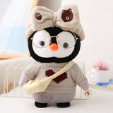 Xpoko Kawaii Dress Up Penguin Family Plushie Christmas Thanksgiving gifts