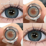 Xpoko 1Pair Colorcon Colored Contact Lenses for Eyes Brown Eye Lens Green Lenses Blue Eye Contacts Korean Lenses Yearly Lens