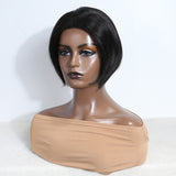 Xpoko Synthetic Wig Pixie Short Hair Bob Straight 8 Inch Ombre Blonde Wig Synthetic Wig Blonde Wigs For Black Women Cosplay