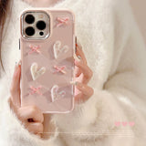 Xpoko Pink Love Bow Phone Case