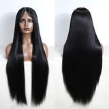 Xpoko Synthetic Lace Front Wigs For Women Straight Hair Synthetic Lace Wigs 36 Inch Ombre Long Cosplay Wigs Blonde  Wig