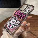 Xpoko Kawaii Graffiti Little Ghost Cat Phone Case