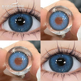 Xpoko 1Pair Colorcon Colored Contact Lenses for Eyes Brown Eye Lens Green Lenses Blue Eye Contacts Korean Lenses Yearly Lens