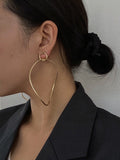 Xpoko Statement Simple Chic Geometric Earrings