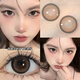 Xpoko Tea Apricot Brown 14.2mm Contact Lenses(6months wear)