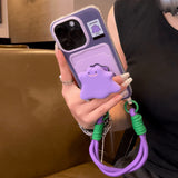 Xpoko Purple Monster Bracket Phone Case