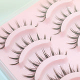 Xpoko Natural Curled A-type False Eyelashes Christmas Thanksgiving gifts