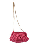 Xpoko Chains Solid Color Crossbody Bags Satchels