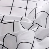 Xpoko Plain Grid Bedding Set