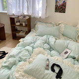 Xpoko Princesscore Soft Ruffled Bedding Set