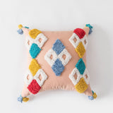 Xpoko Bohemian Geometry Tufted Pillow