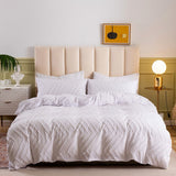 Xpoko Zig Zag Fringe Duvet Cover Set