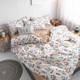 Xpoko Fresh Floral Bedding Set