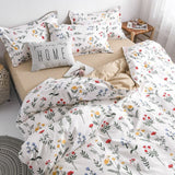 Xpoko Fresh Floral Bedding Set