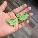 Xpoko Christmas Gifts Eyed Green Butterfly Earrings