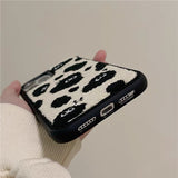 Xpoko Plush Embroidered Briquettes Phone Case