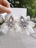 Xpoko Flower Shape Drop Earrings