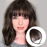 Xpoko Synthetic Natural Forehead Ins Hair Fake Fringes Air Bangs Wig Female Piece Real Comic Flush Bangs Invisible Wig