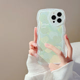 Xpoko Oil Painting Green Heart Phone Case