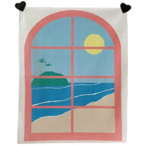 Xpoko Cartoon Window Indie Wall Tapestry