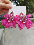 Xpoko Flower Shape Drop Earrings