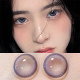 Xpoko Blue Tears Purple Contact Lenses