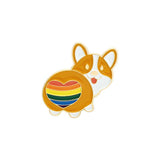 Xpoko Rainbow Bunny Puppy Pins Christmas Thanksgiving gifts