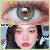 Xpoko leaf Pink pink Myopia Prescription Soft Colored Contact Lenses For Eyes Small Beauty Pupil Make Up Natural Yearly