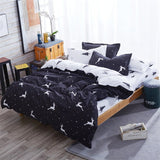 Xpoko Christmas Trees and Deers Bedding Set