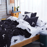 Xpoko Christmas Trees and Deers Bedding Set