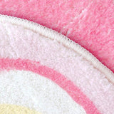 Xpoko Pink Clamshell Throw Accent Rug