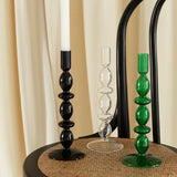 Xpoko Danish Pastel Colorful Layered Candle Stick