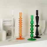 Xpoko Danish Pastel Colorful Layered Candle Stick