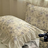 Xpoko Cottage Style Cotton Floral Bedding Set