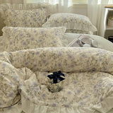 Xpoko Cottage Style Cotton Floral Bedding Set