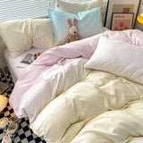 Xpoko Cotton Candy Pastel Gradients Bedding Set