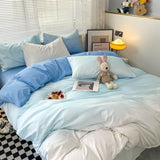 Xpoko Cotton Candy Pastel Gradients Bedding Set