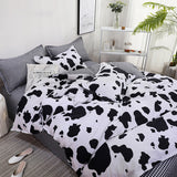 Xpoko Cow Print Bedding Set