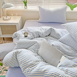 Xpoko Cozy Striped Bedding Set