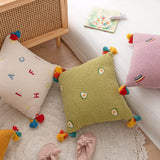 Xpoko Adorable Embroidered Kids Room Pillow